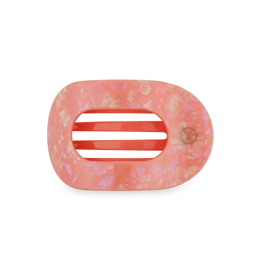 Dreamsicle medium, flat round hair clip
