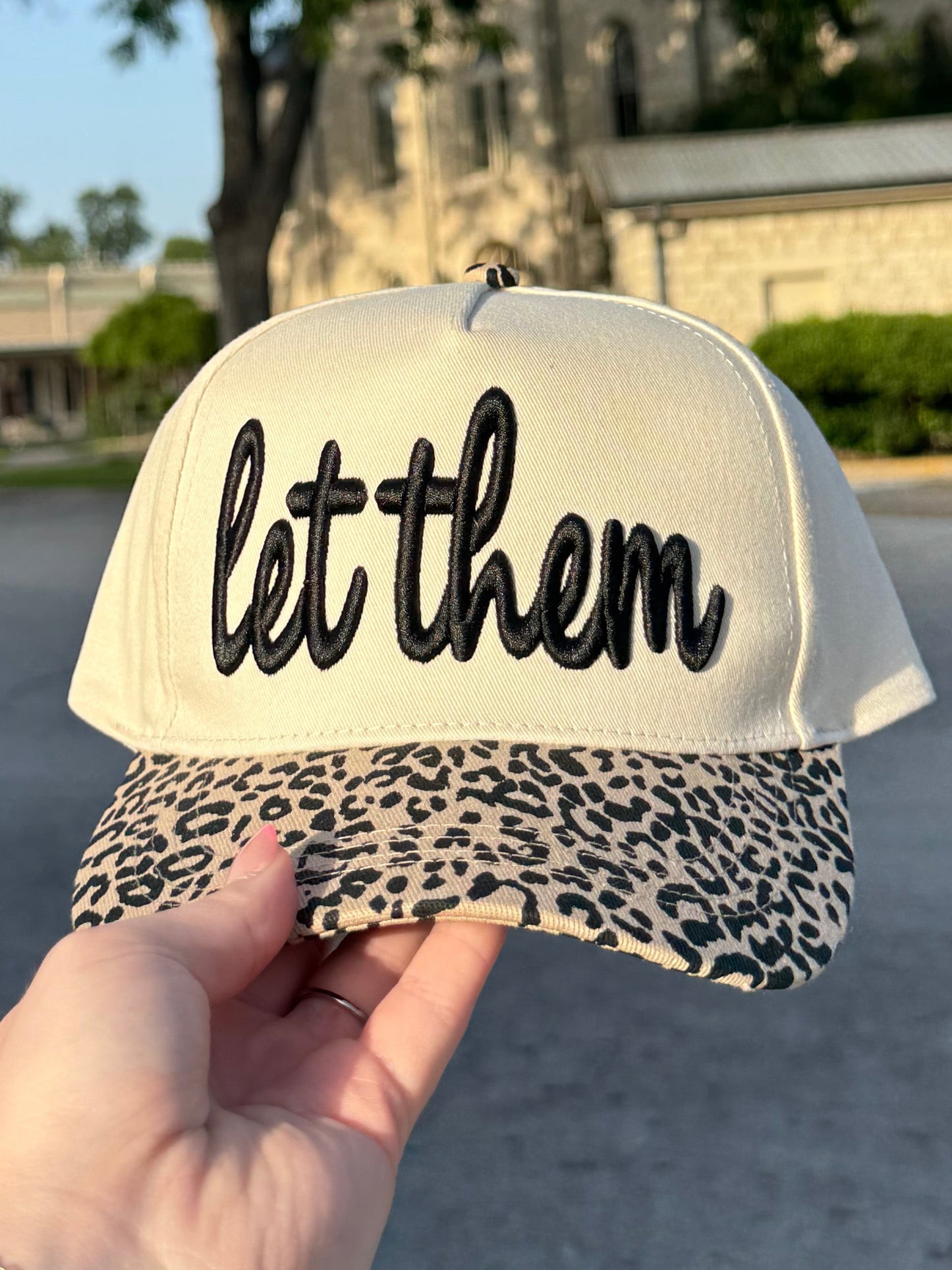 Leopard Let Them Puff Hat