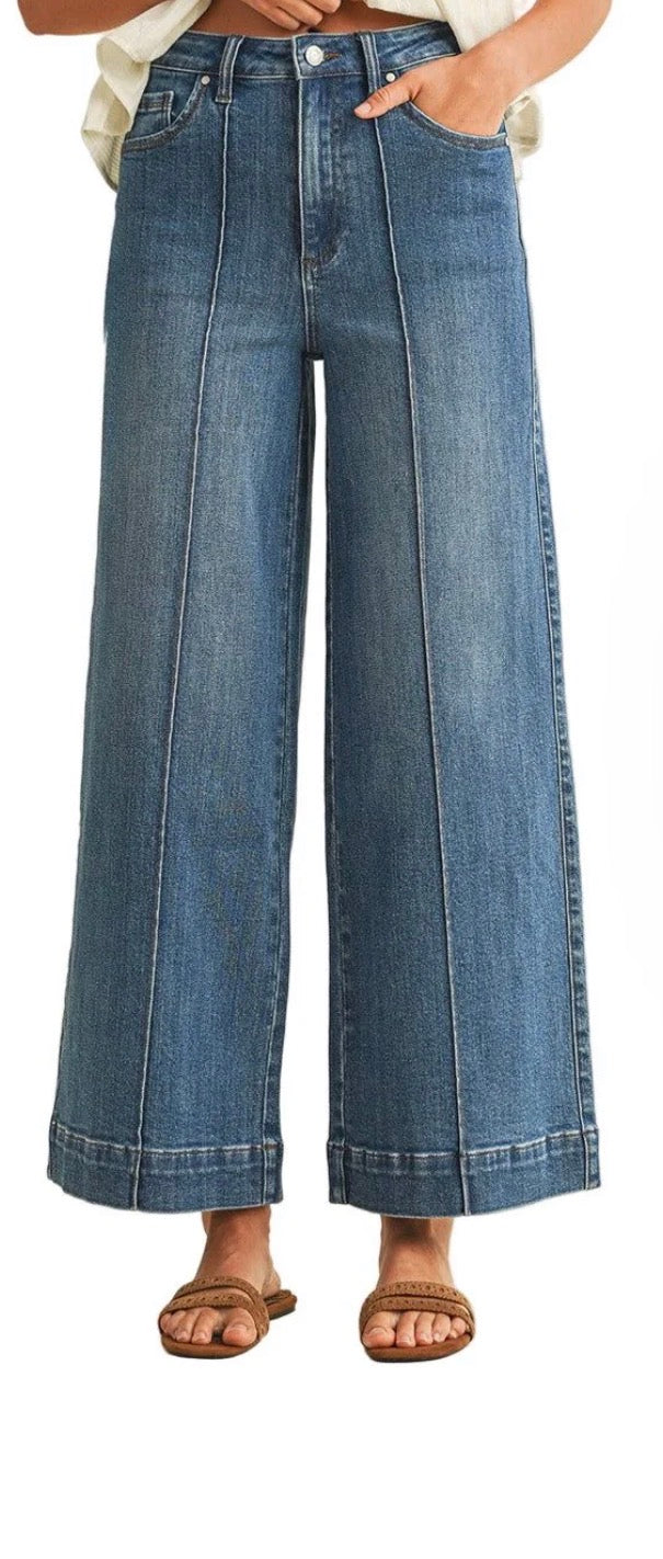 High Rise Wide Leg Jean