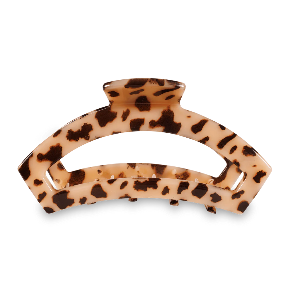 Open Blonde Tortoise Large Claw Clip
