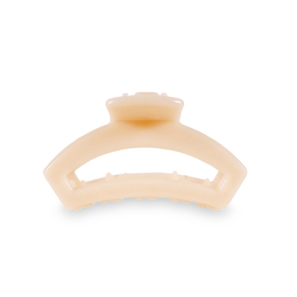 Open Almond Beige Tiny Claw Clip