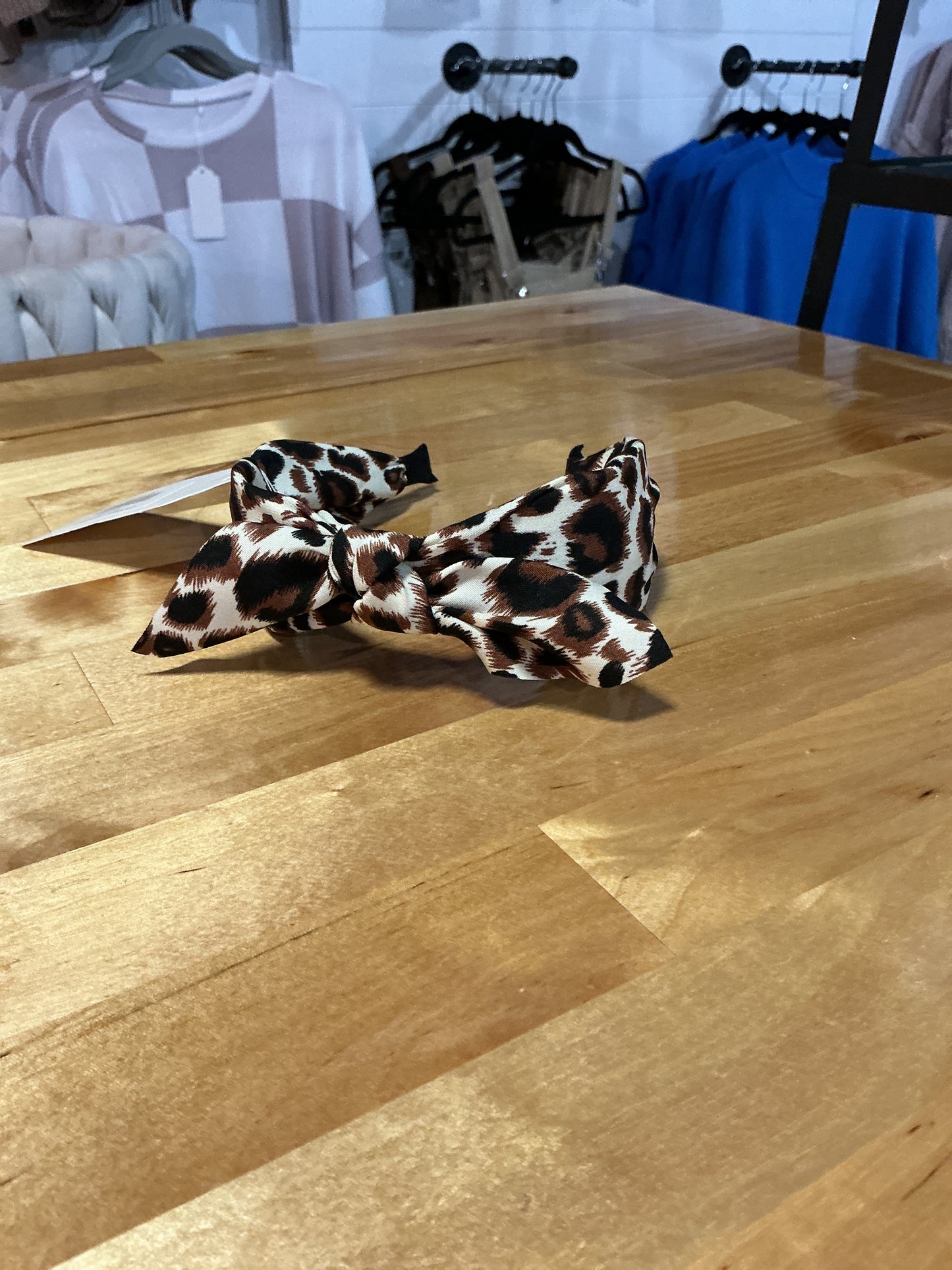 Leopard headband