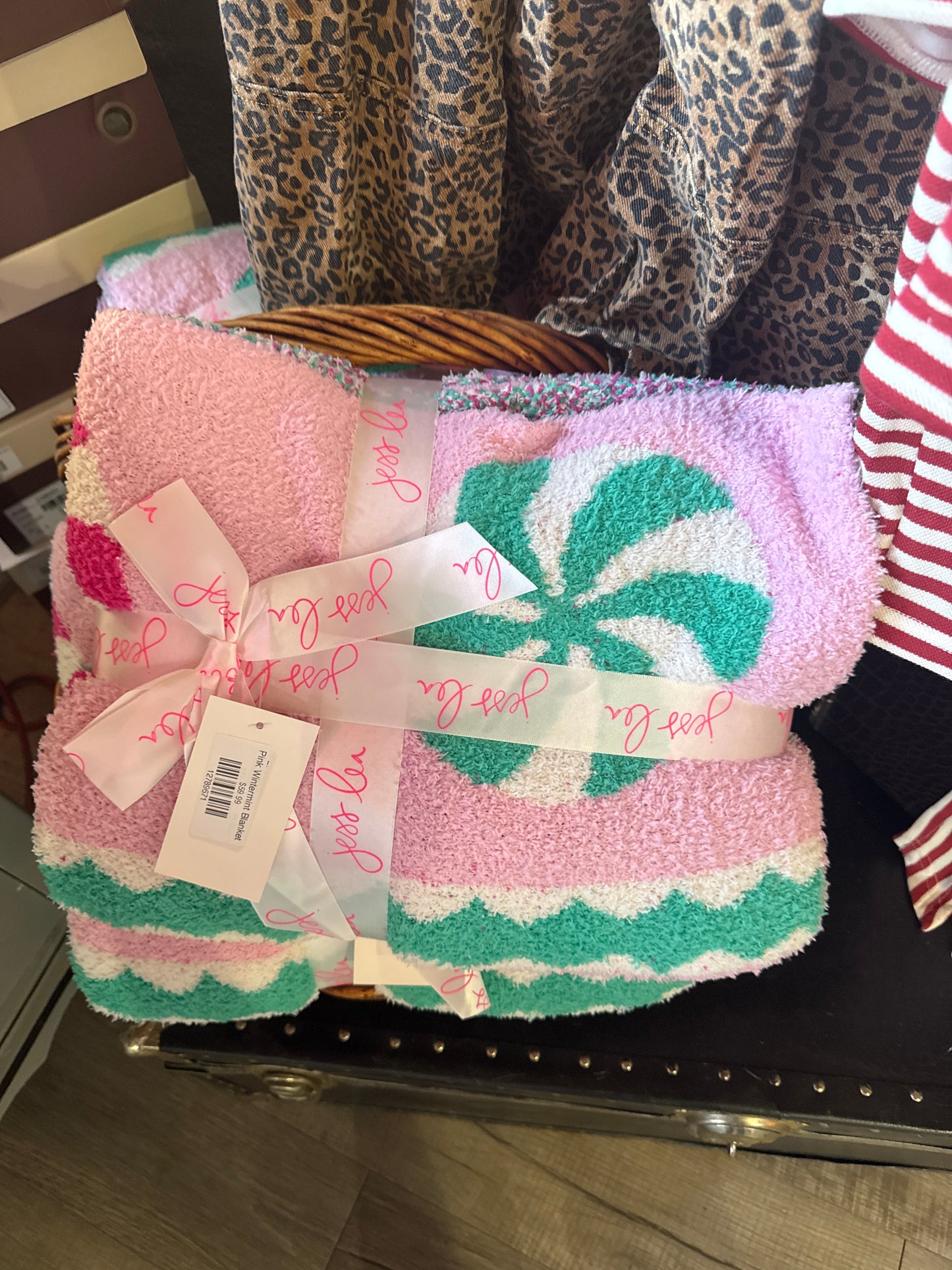 Pink Wintermint Blanket