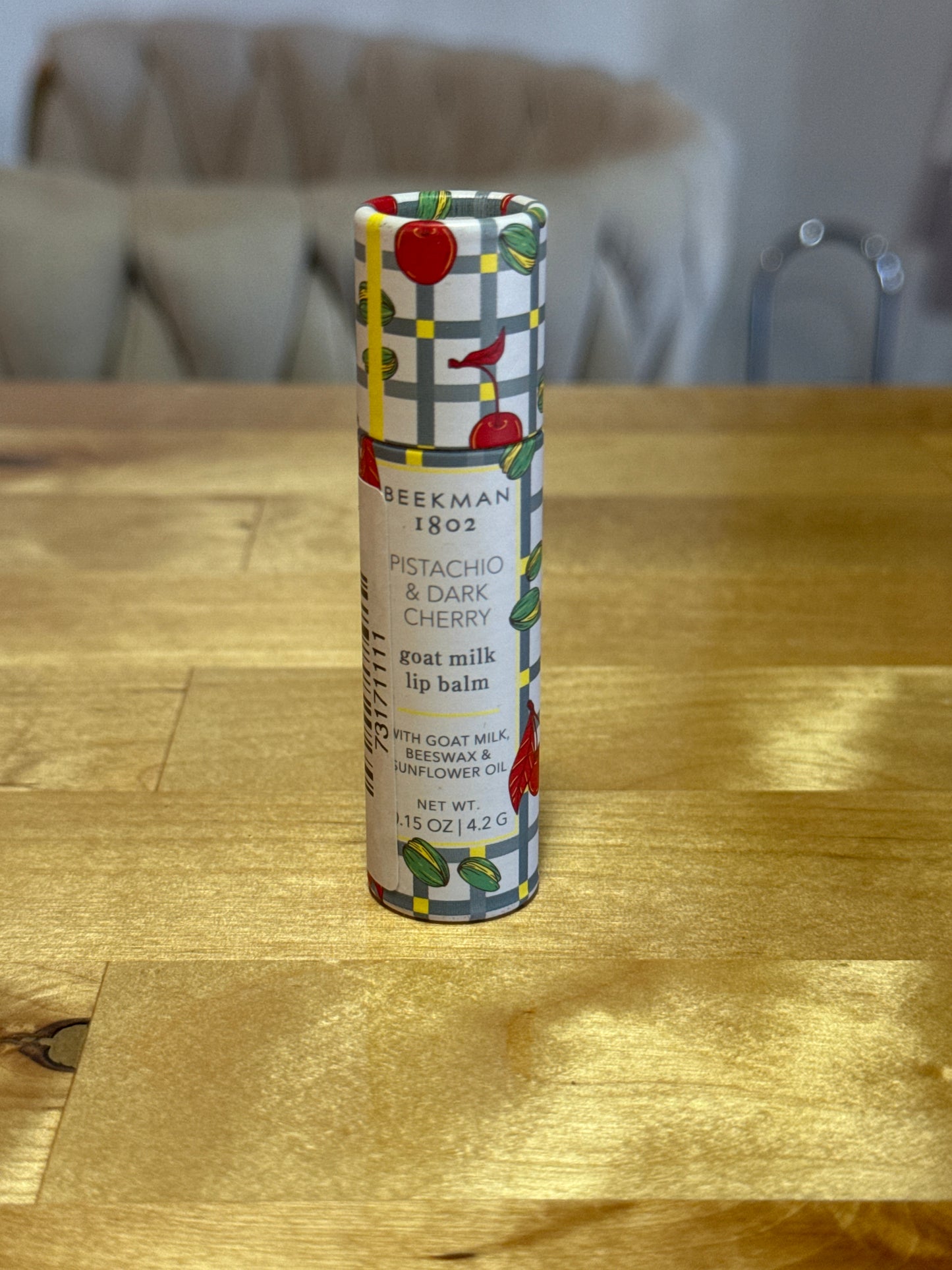 Pistachio Dark Cherry Lip Balm