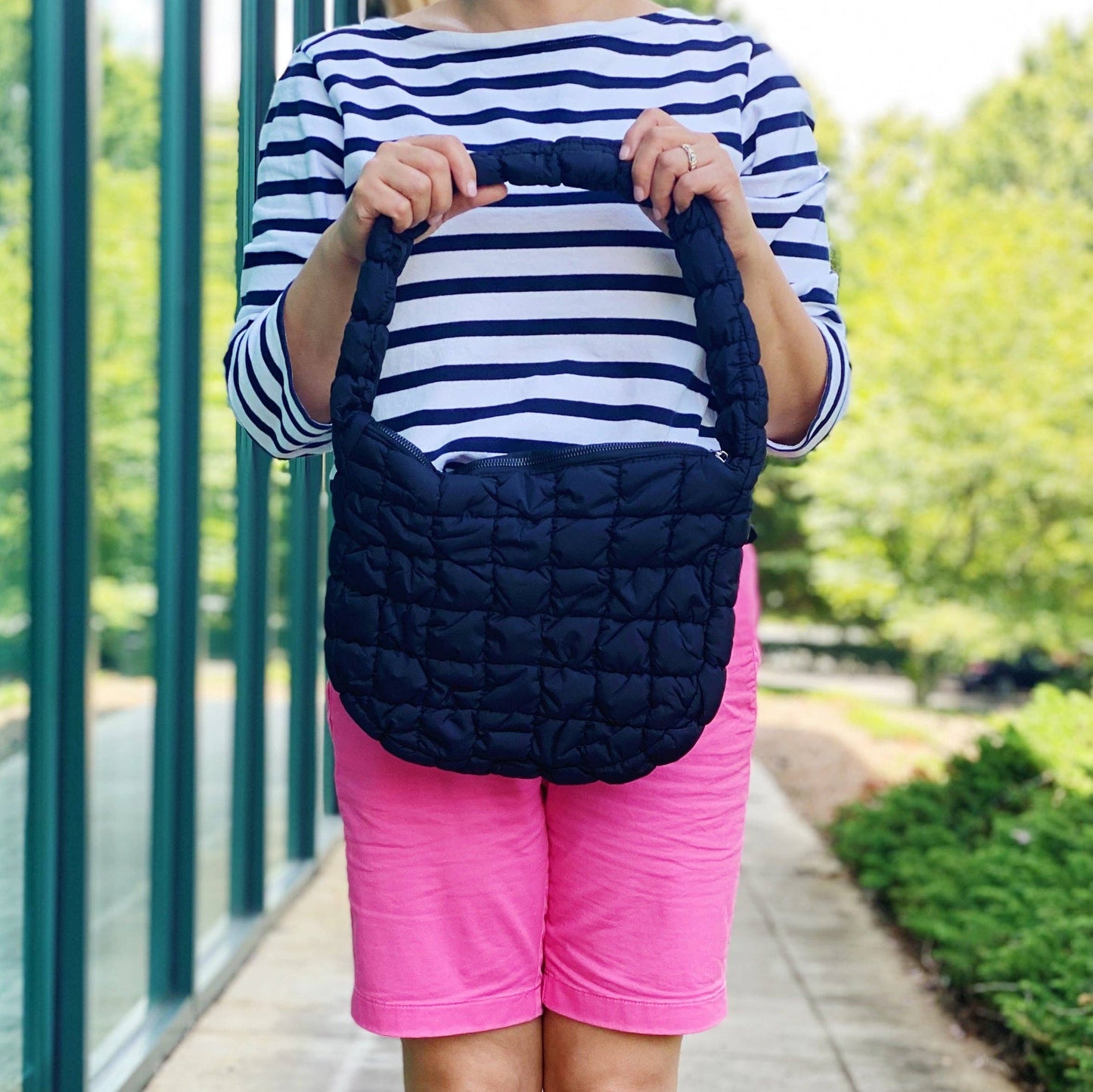 Quilted Bag: Ivory