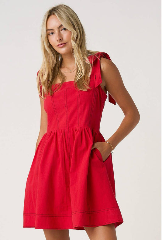 Gameday Red Mini Dress