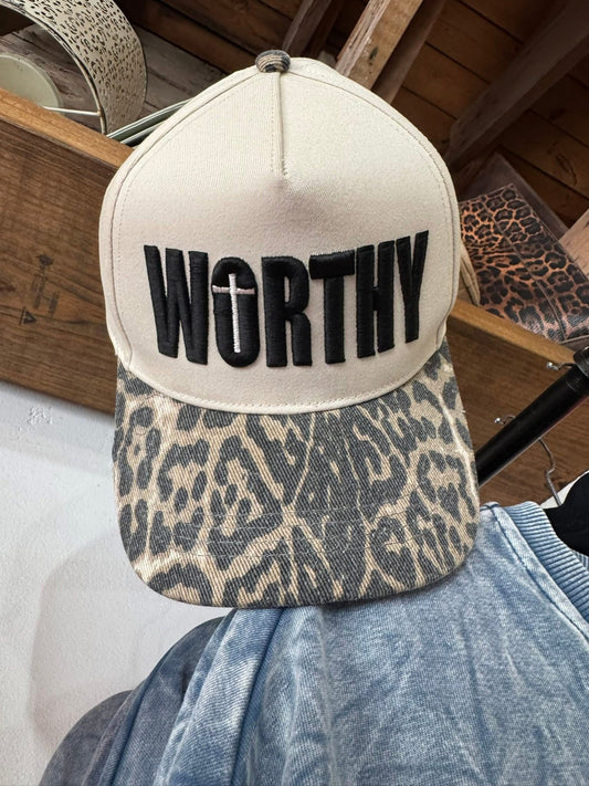 Worthy Leopard Puff Hat