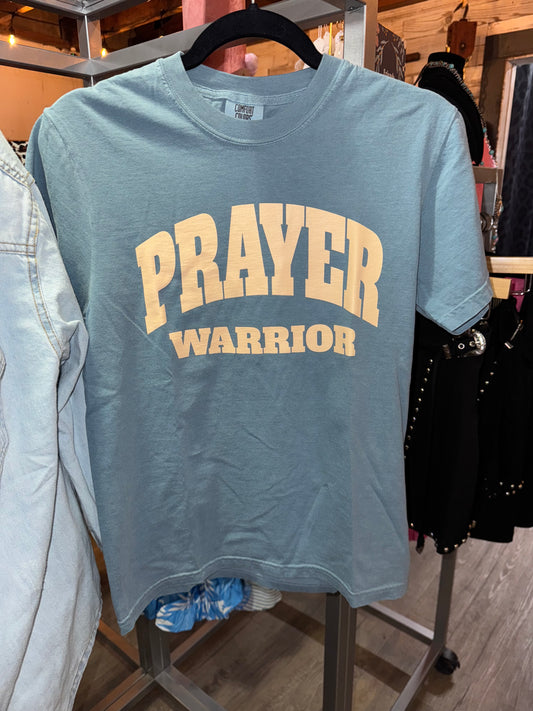 Ice Blue Prayer Warrior T-shirt