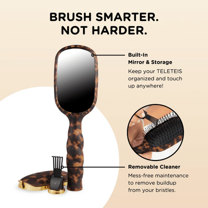 Detangler Hair Brush for Medium Hair – Tortoise