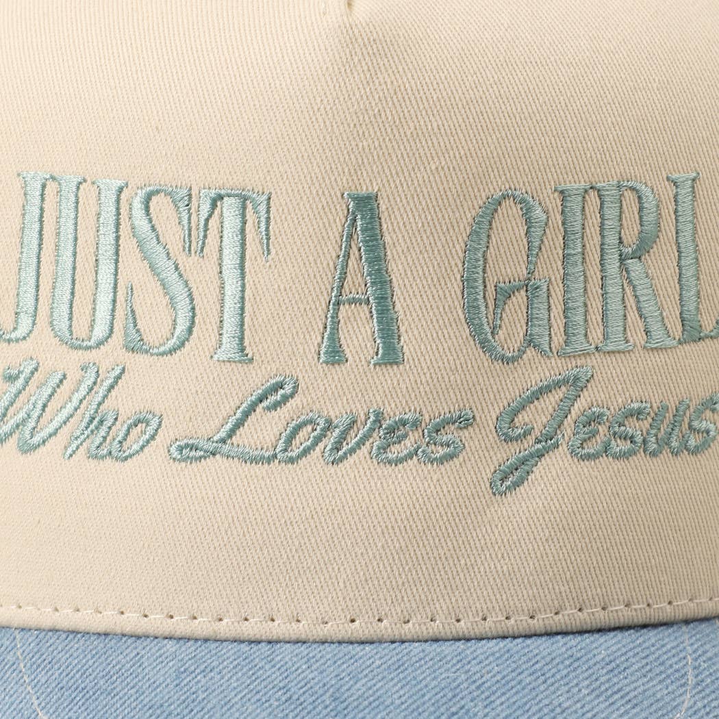 Just A Girl Who Loves Jesus HAT
