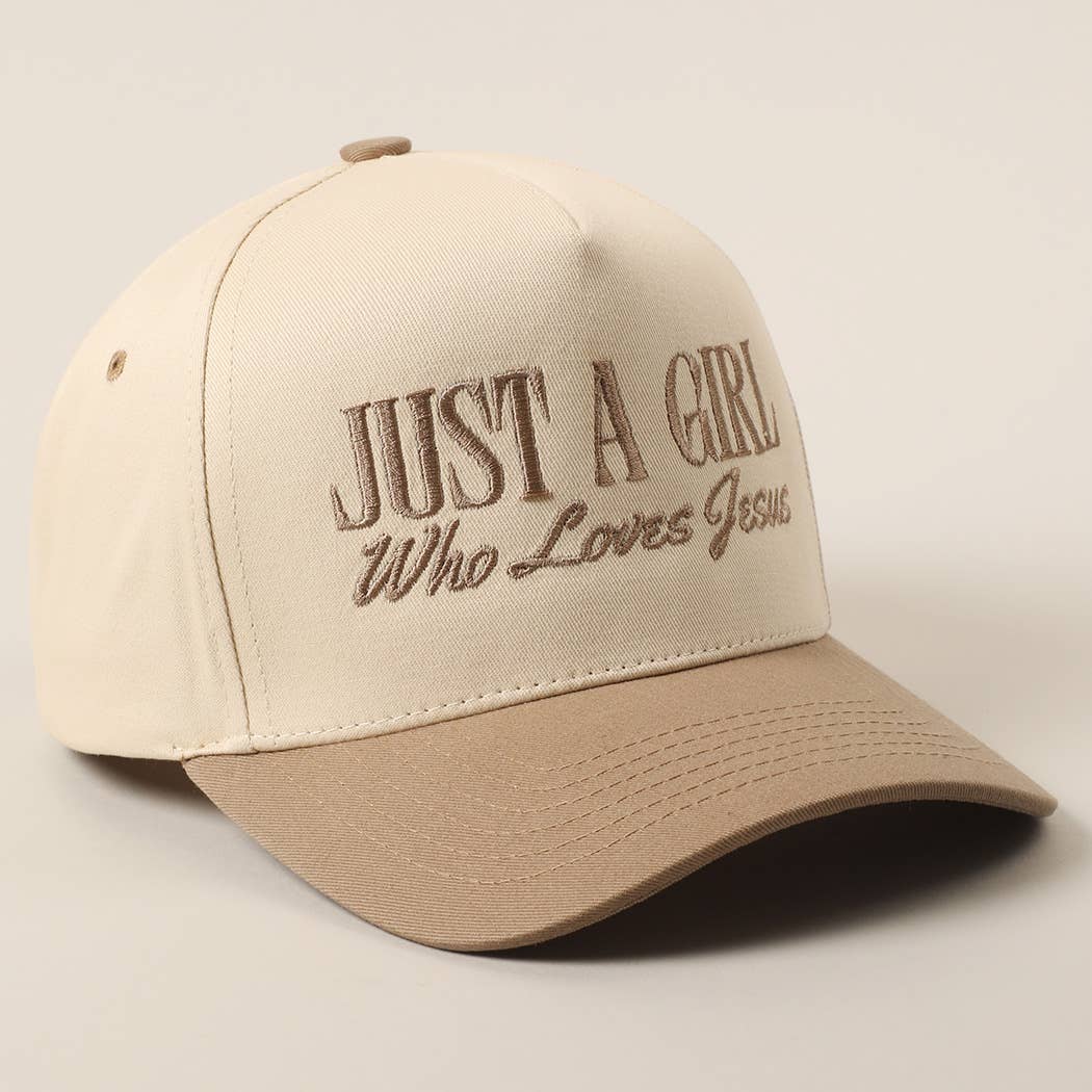 Just A Girl Who Loves Jesus HAT