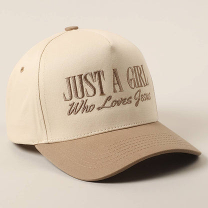 Just A Girl Who Loves Jesus HAT