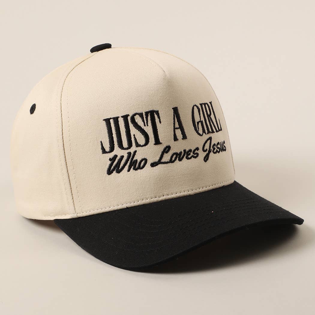 Just A Girl Who Loves Jesus HAT