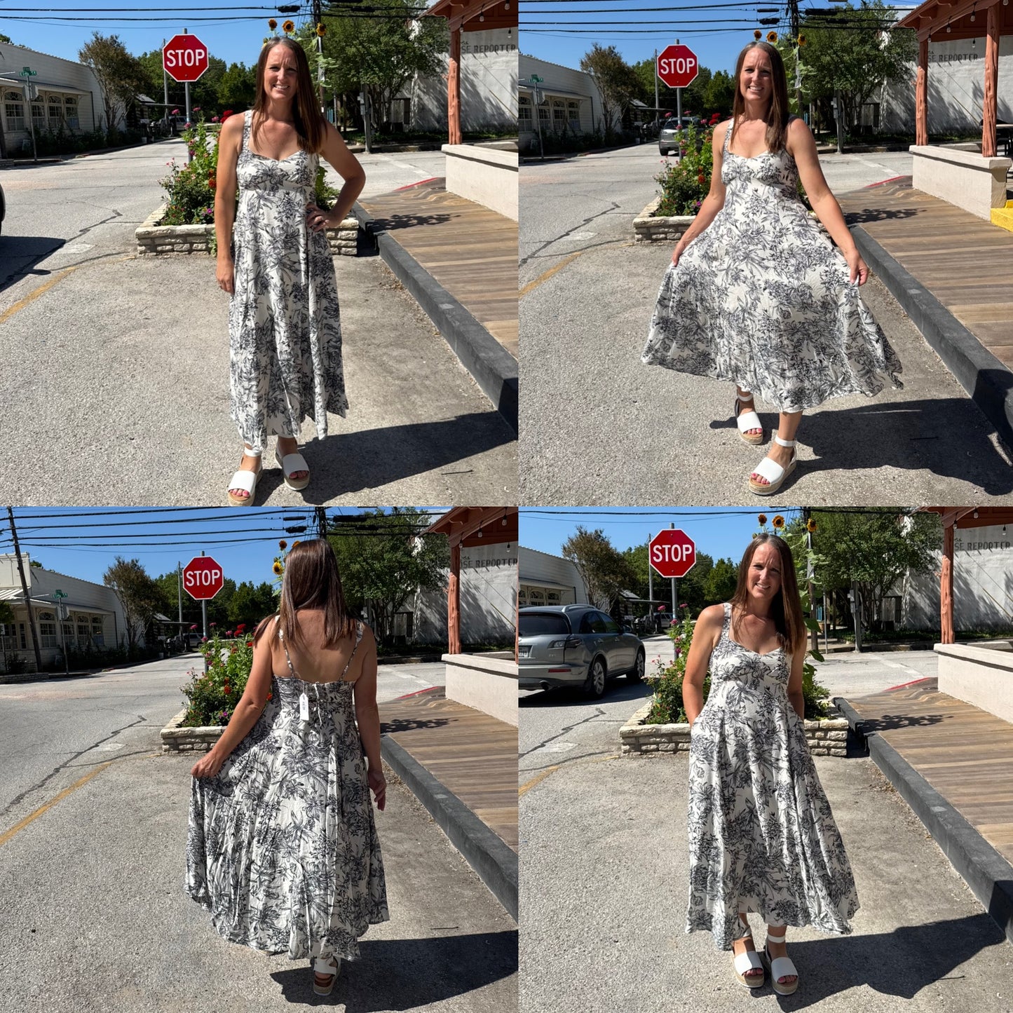 Tropical Oasis Midi Dress