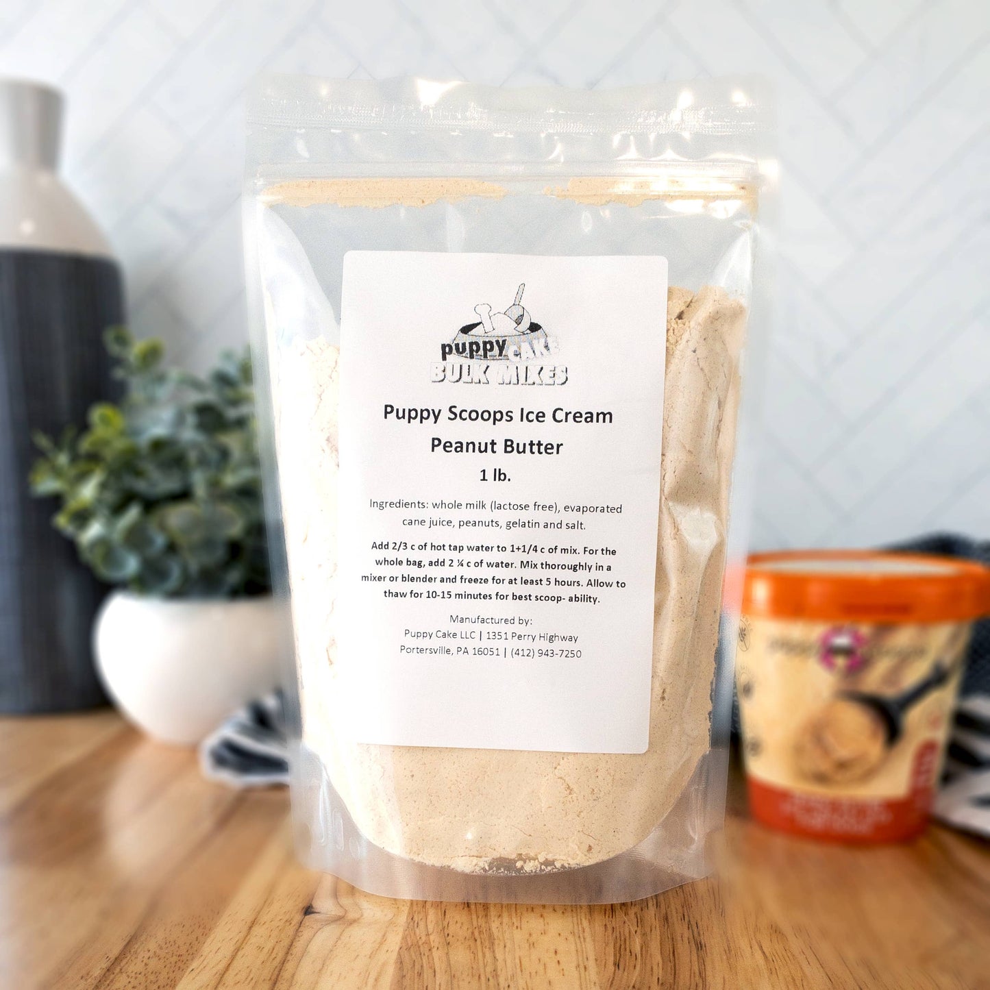Scoops Ice Cream Mix - 1 lb. Bag: Vanilla