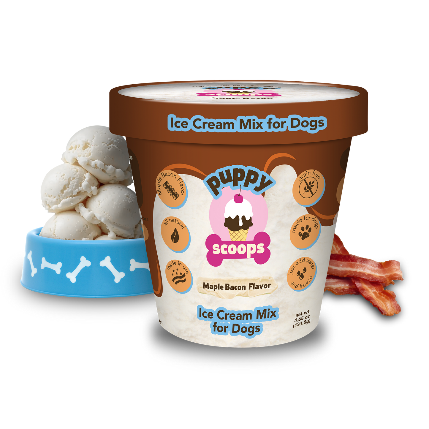 Scoops Ice Cream Mix for Dogs: Carob / 4.65 oz