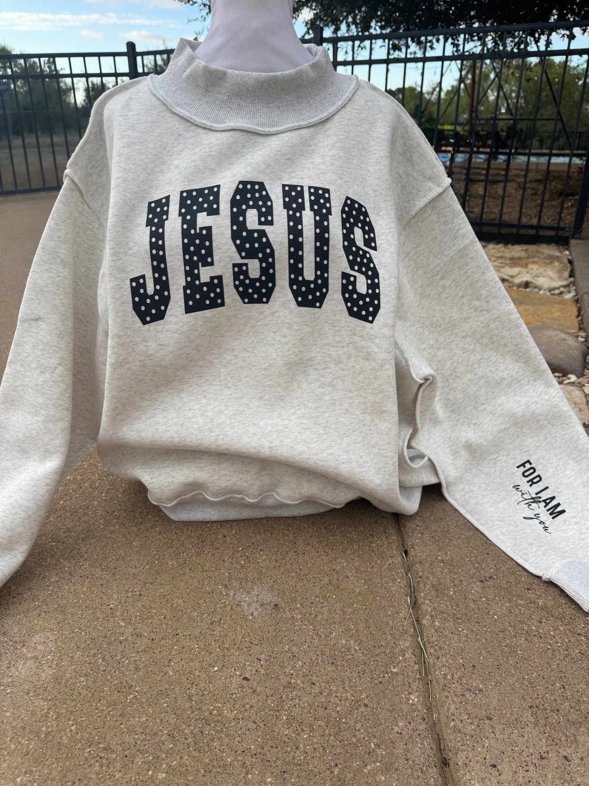 Jesus Mockneck Sweatshirt
