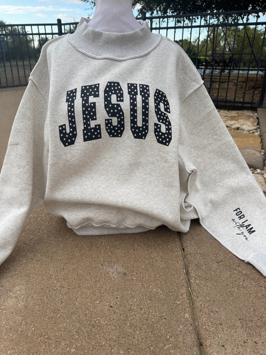 Jesus Mockneck Sweatshirt