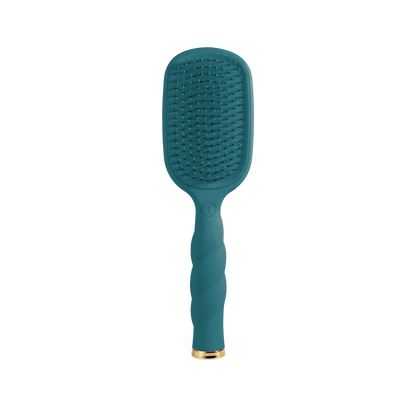 Detangler Hair Brush for Thick Hair - Teal With It