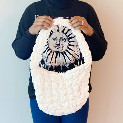 Quilted Bag: Ivory