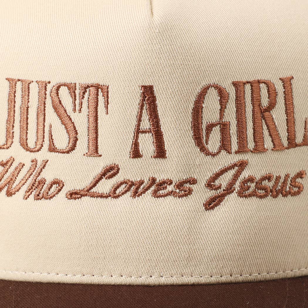 Just A Girl Who Loves Jesus HAT
