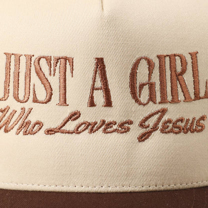 Just A Girl Who Loves Jesus HAT
