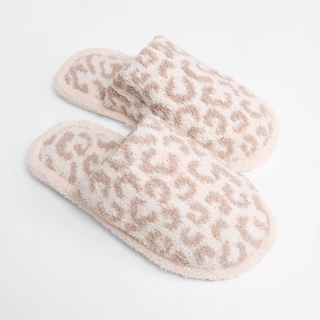 Leopard Slipper: S/M