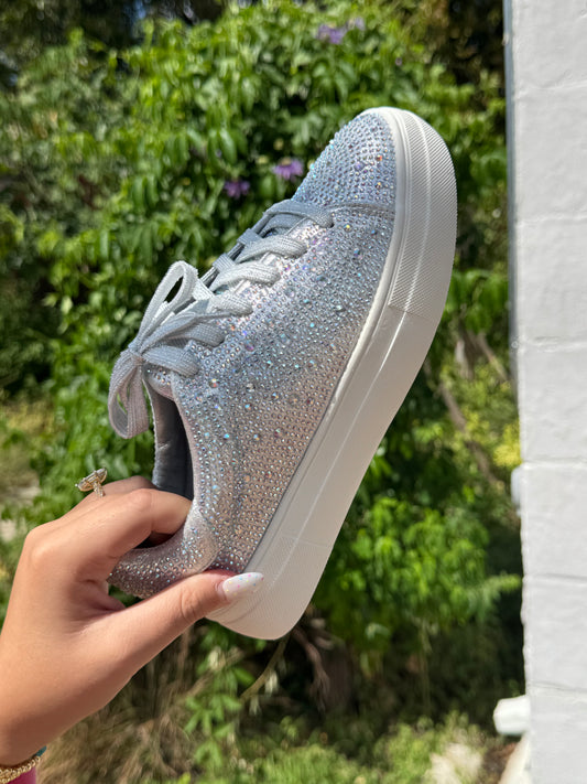 Sparkly Rhinestone Tennis Shoes