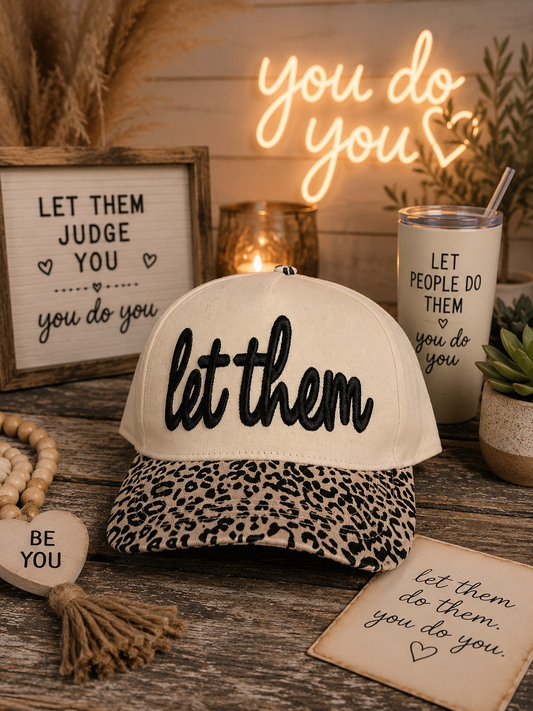 Leopard Let Them Puff Hat