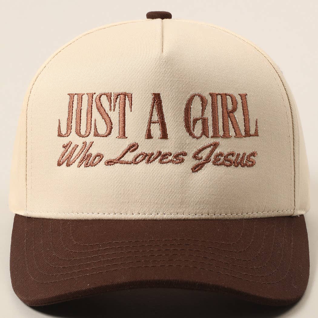 Just A Girl Who Loves Jesus HAT