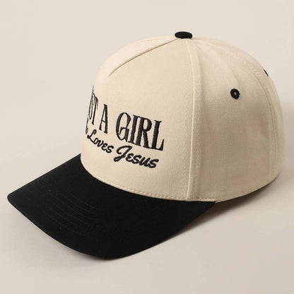 Just A Girl Who Loves Jesus HAT