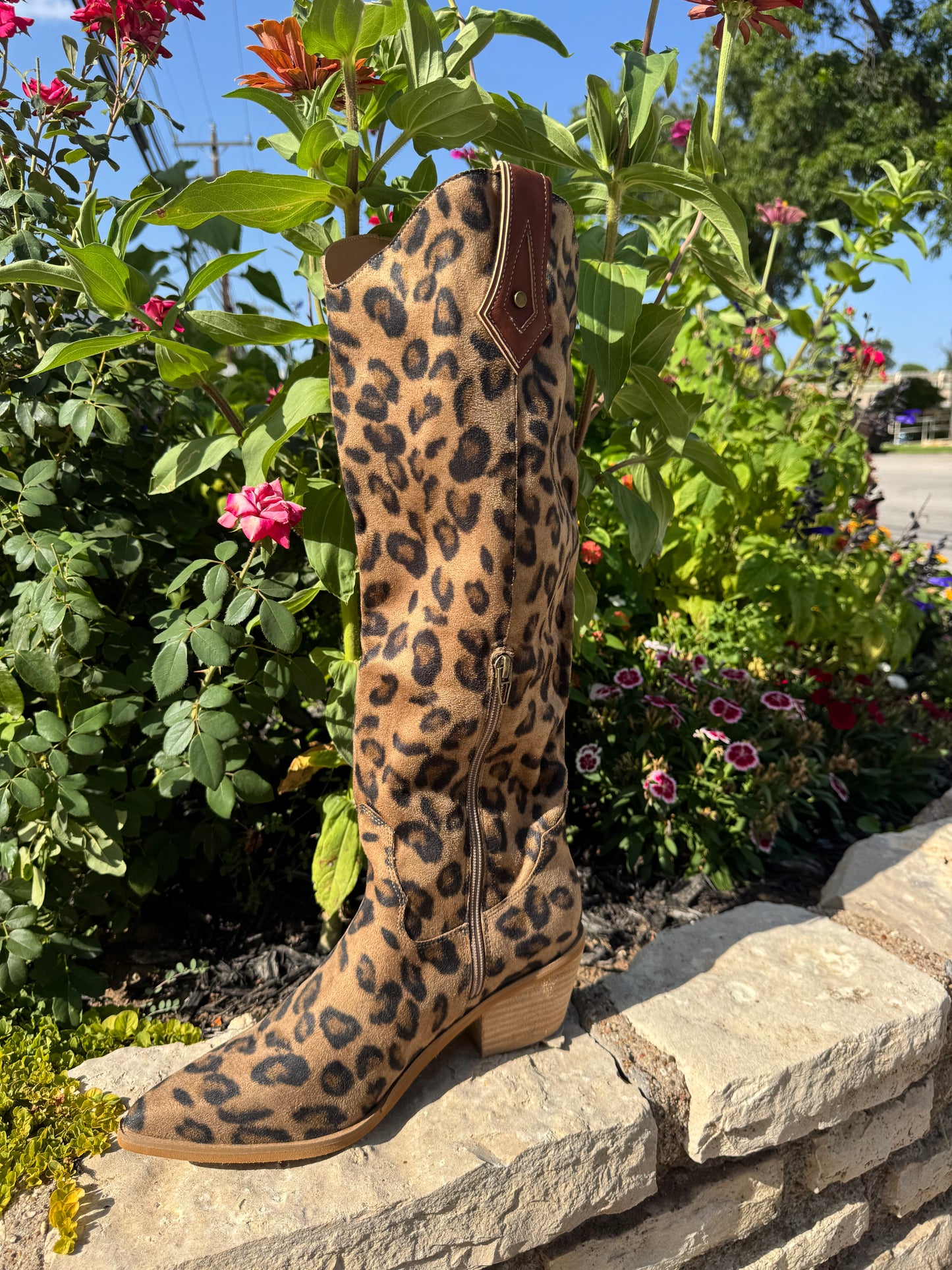 Leopard Print Boots