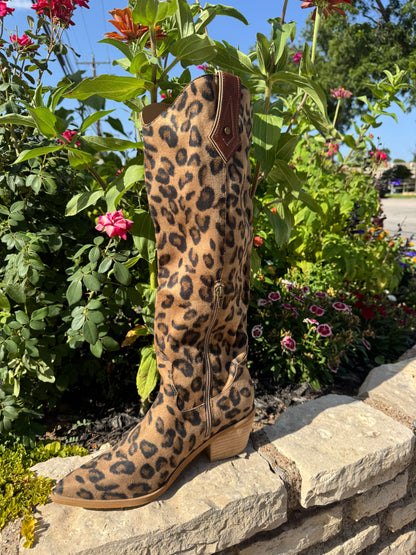 Leopard Print Boots