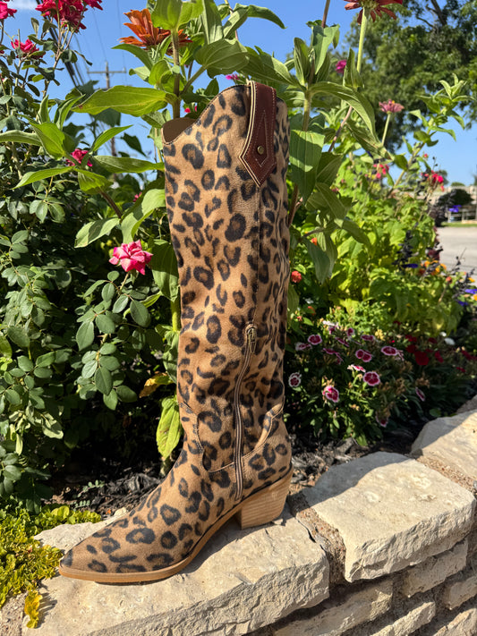 Leopard Print Boots
