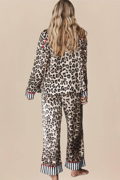 Leopard Pajama Set L