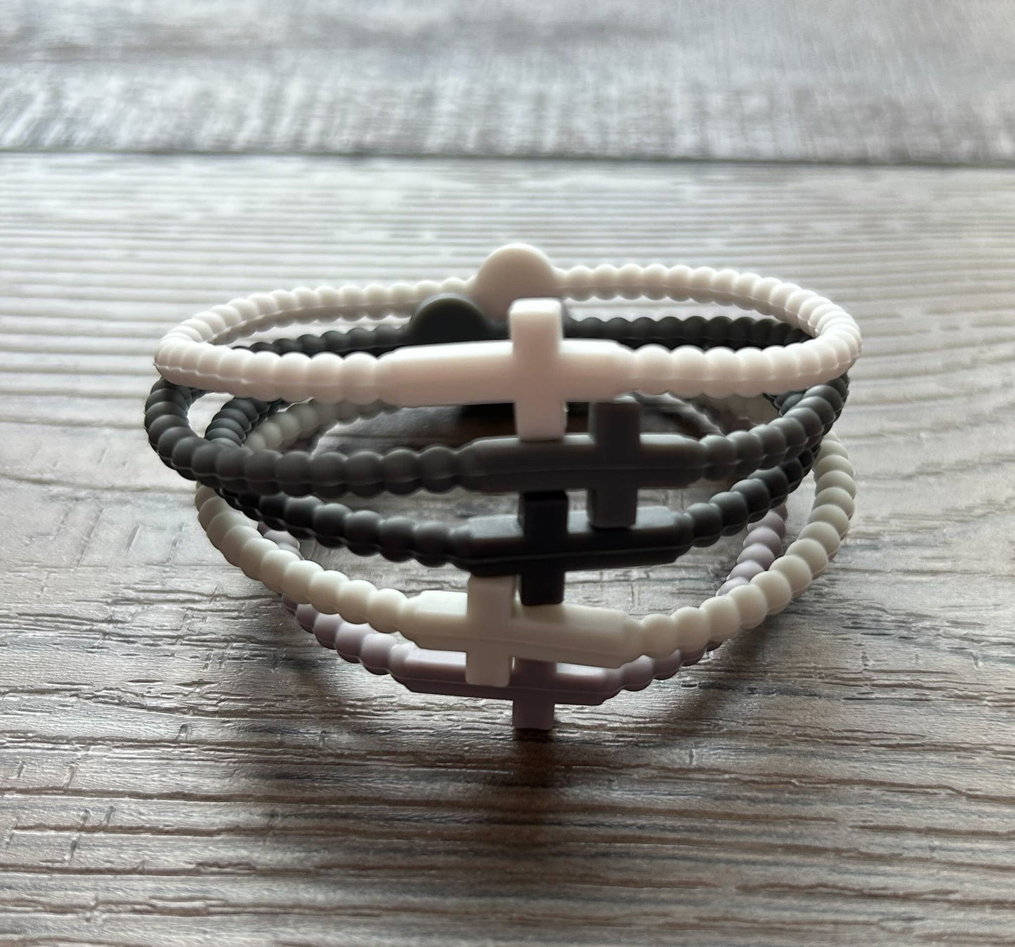 Cross Bracelet Greys