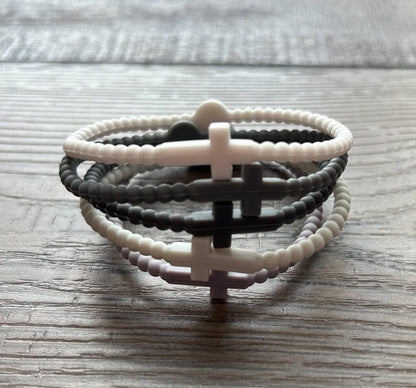 Cross Bracelet Greys