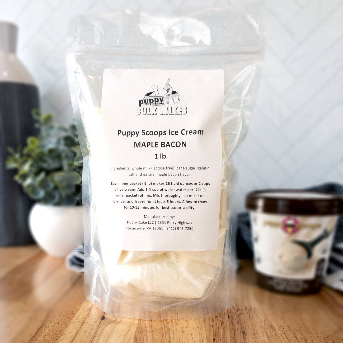 Scoops Ice Cream Mix - 1 lb. Bag: Vanilla
