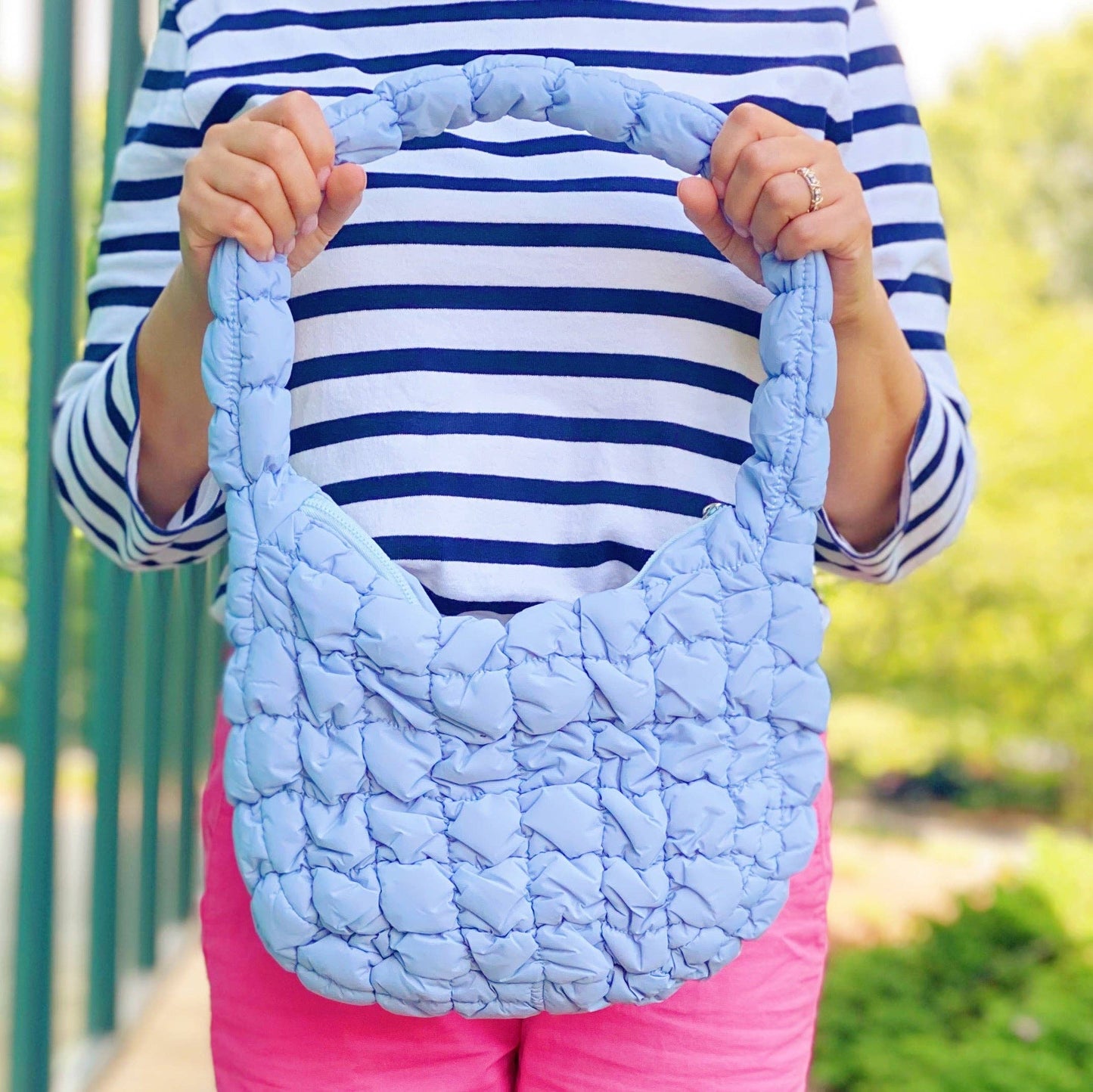 Quilted Bag: Ivory