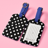 Luggage Tag - After Dark Polka Dot