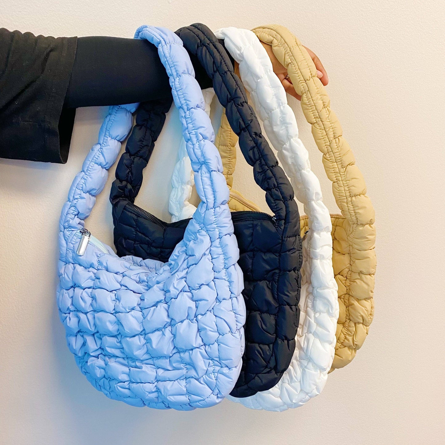 Quilted Bag: Ivory