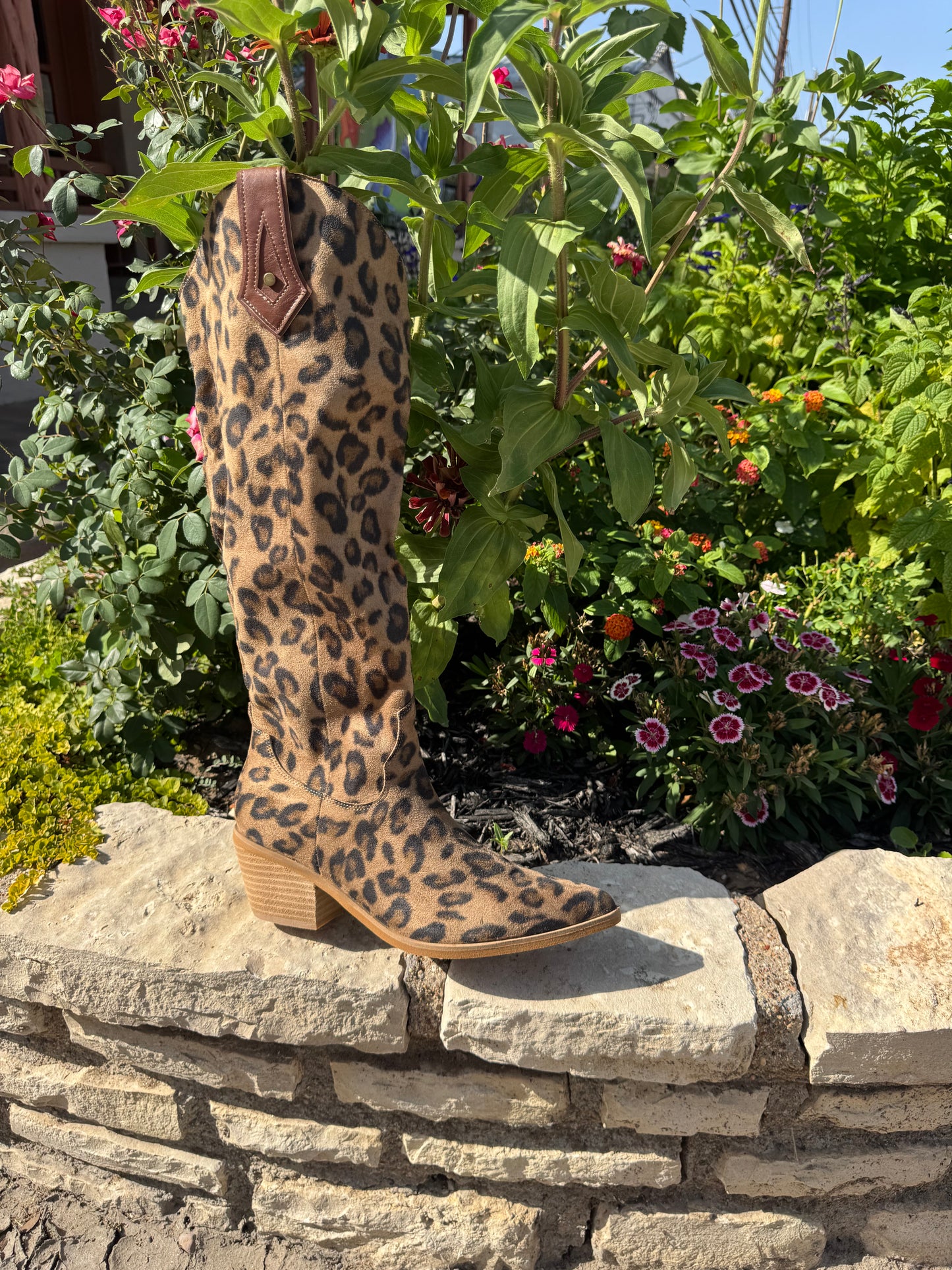 Leopard Print Boots