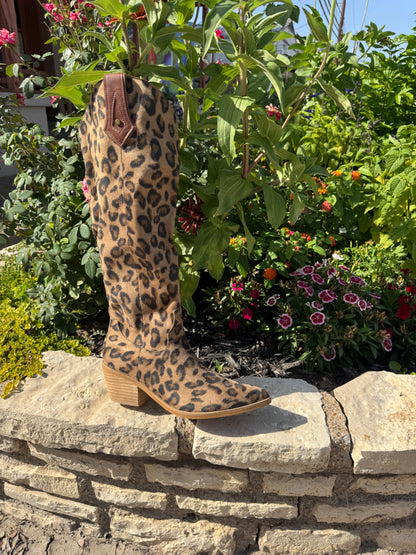 Leopard Print Boots