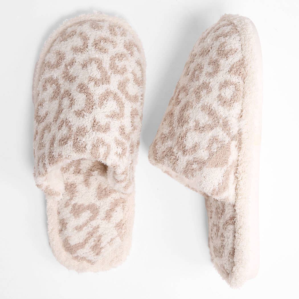Leopard Slipper: S/M