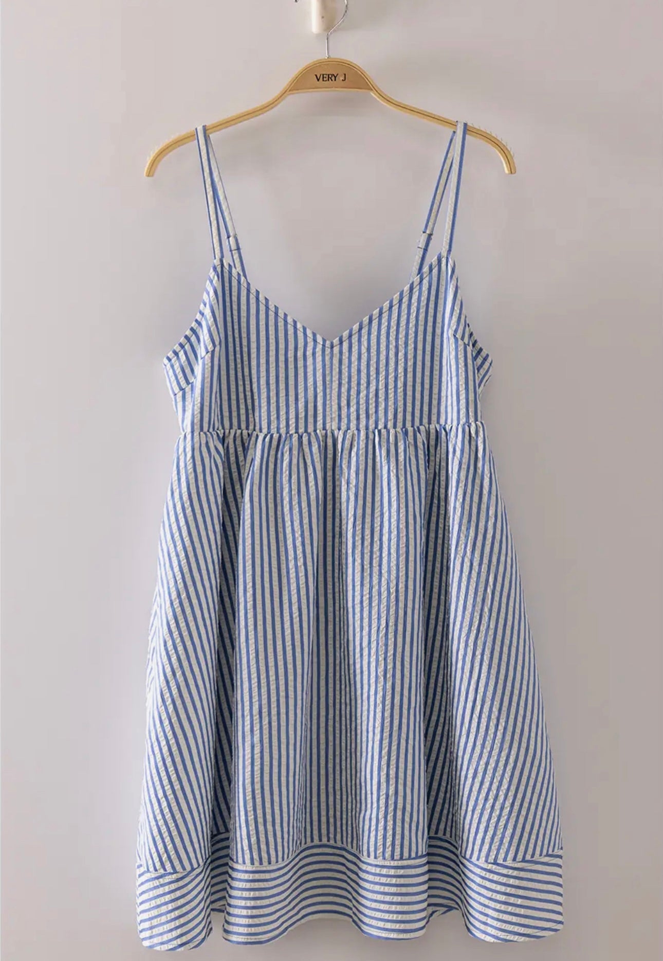 Stripe Bow Babydoll Sundress