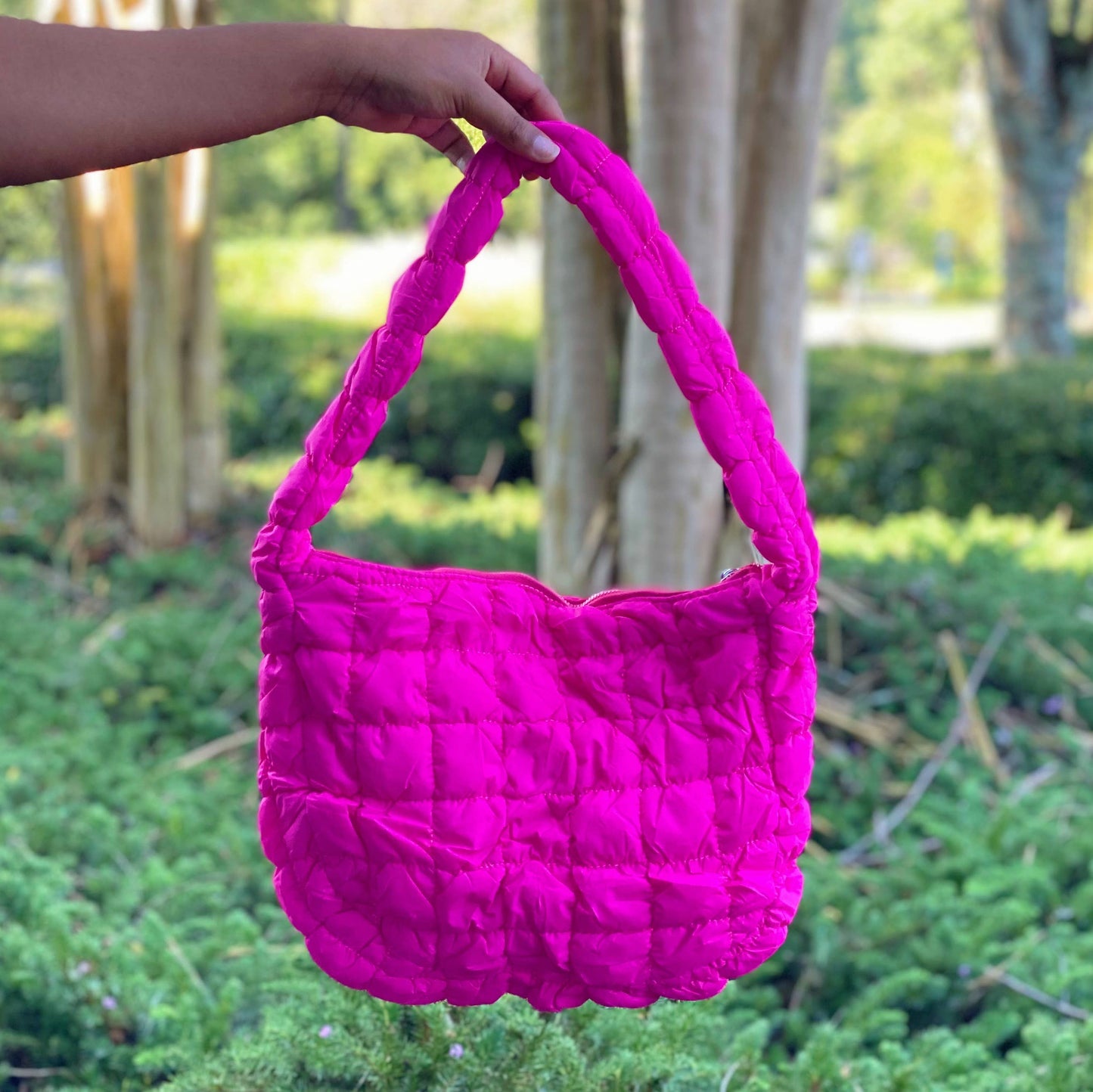 Quilted Bag: Ivory