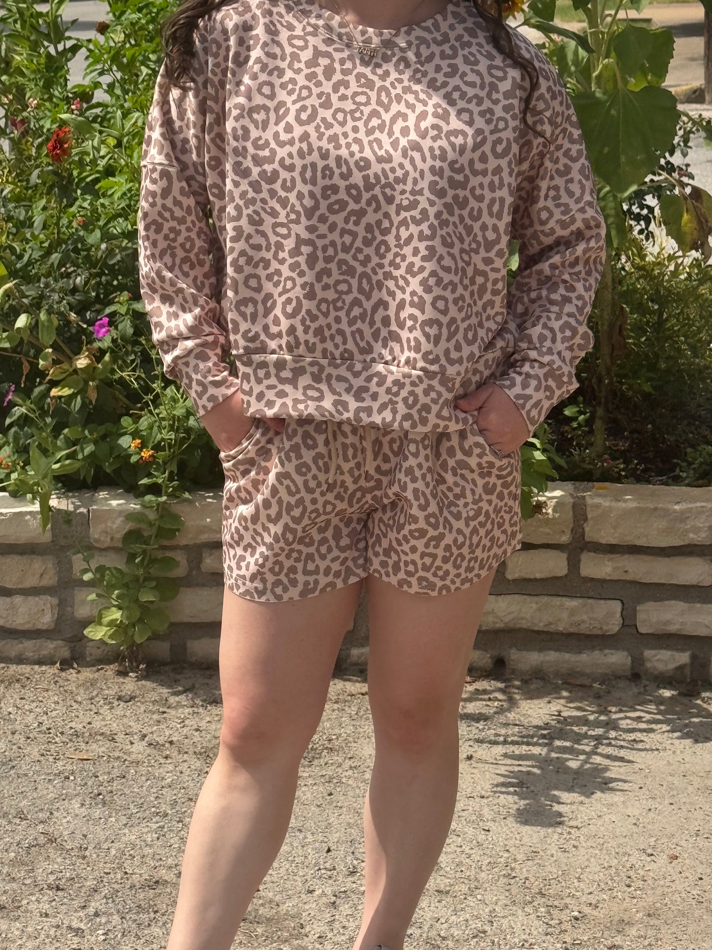 Luna Luxe Pullover Set- Bella Leopard
