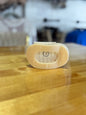 Large Round Flat Clip  Almond Beige