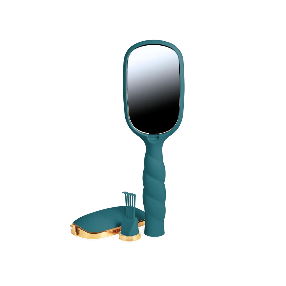 Detangler Hair Brush for Thick Hair - Teal With It