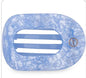 Blue lagoon medium flat round hair clip